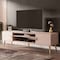 Manhattan Comfort Haley TV Stand 70.9 in White in White TV004-WH - alternate 1